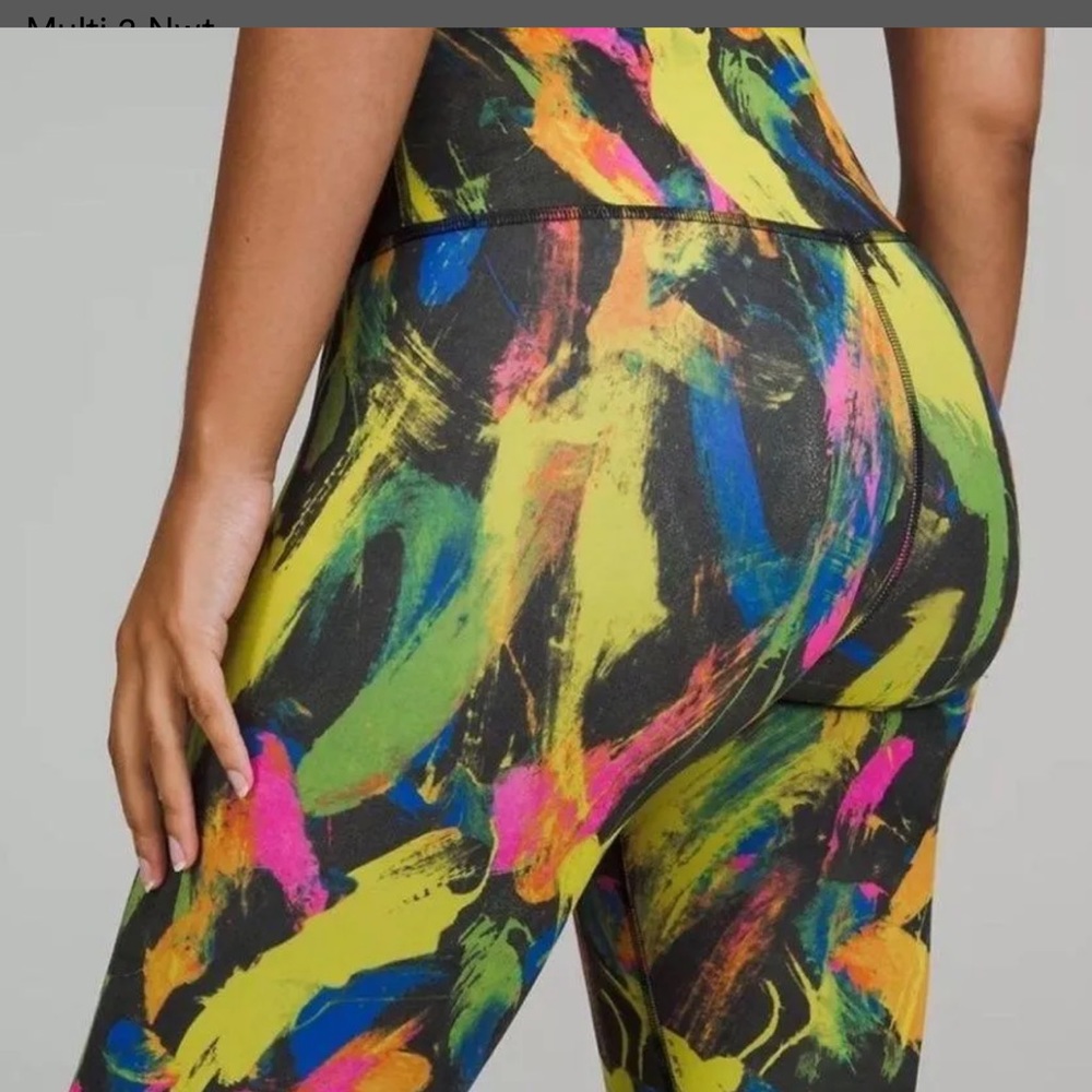 Lulu lemon winder train high rise tight with pockets size 6